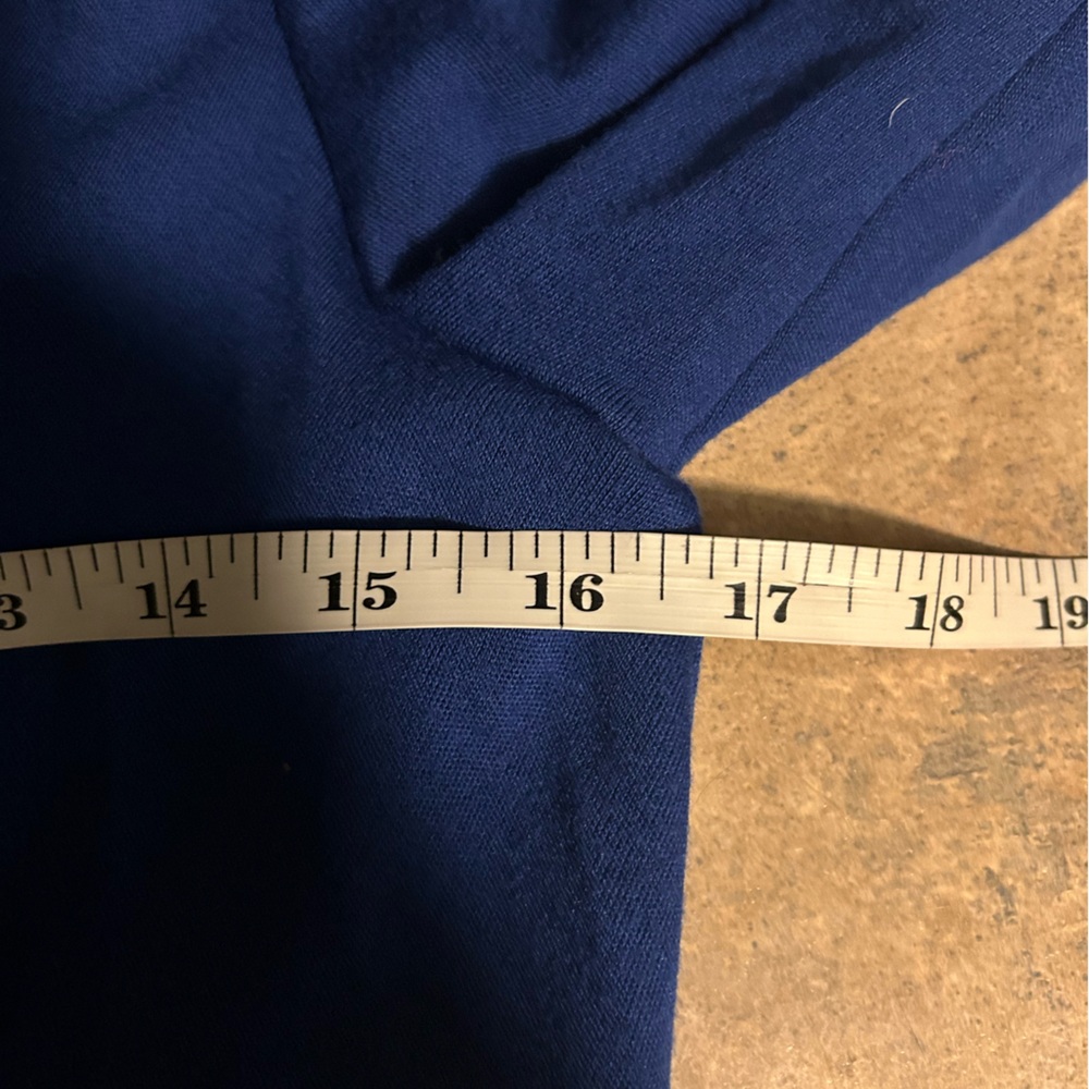 Lafayette 148 Dress - 100% Virgin wool Royal blue cowl neck long sleeve - Picture 9 of 10